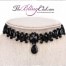 theblingclub.com black crystal luxury adjustable choker