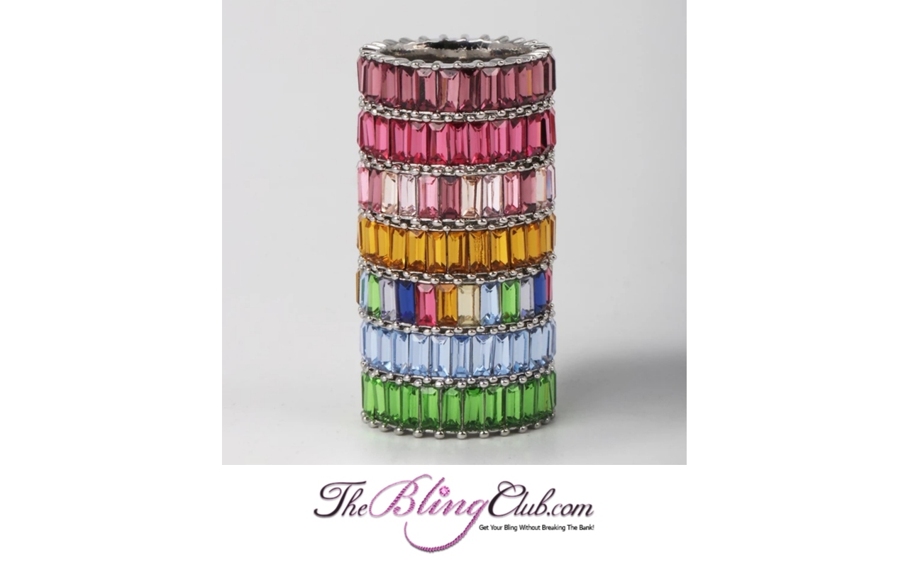the bling club bauble bar sterling silver stackable gemstone rings