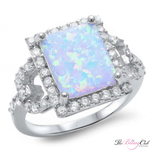 the bling club fire opal designer crystal ring swarovski